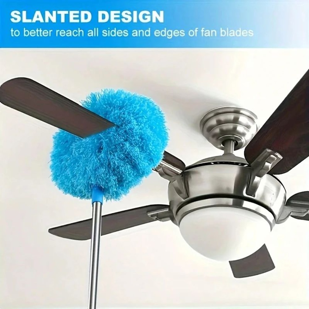 Extendable Microfiber Ceiling Fan Duster Cleaner 0