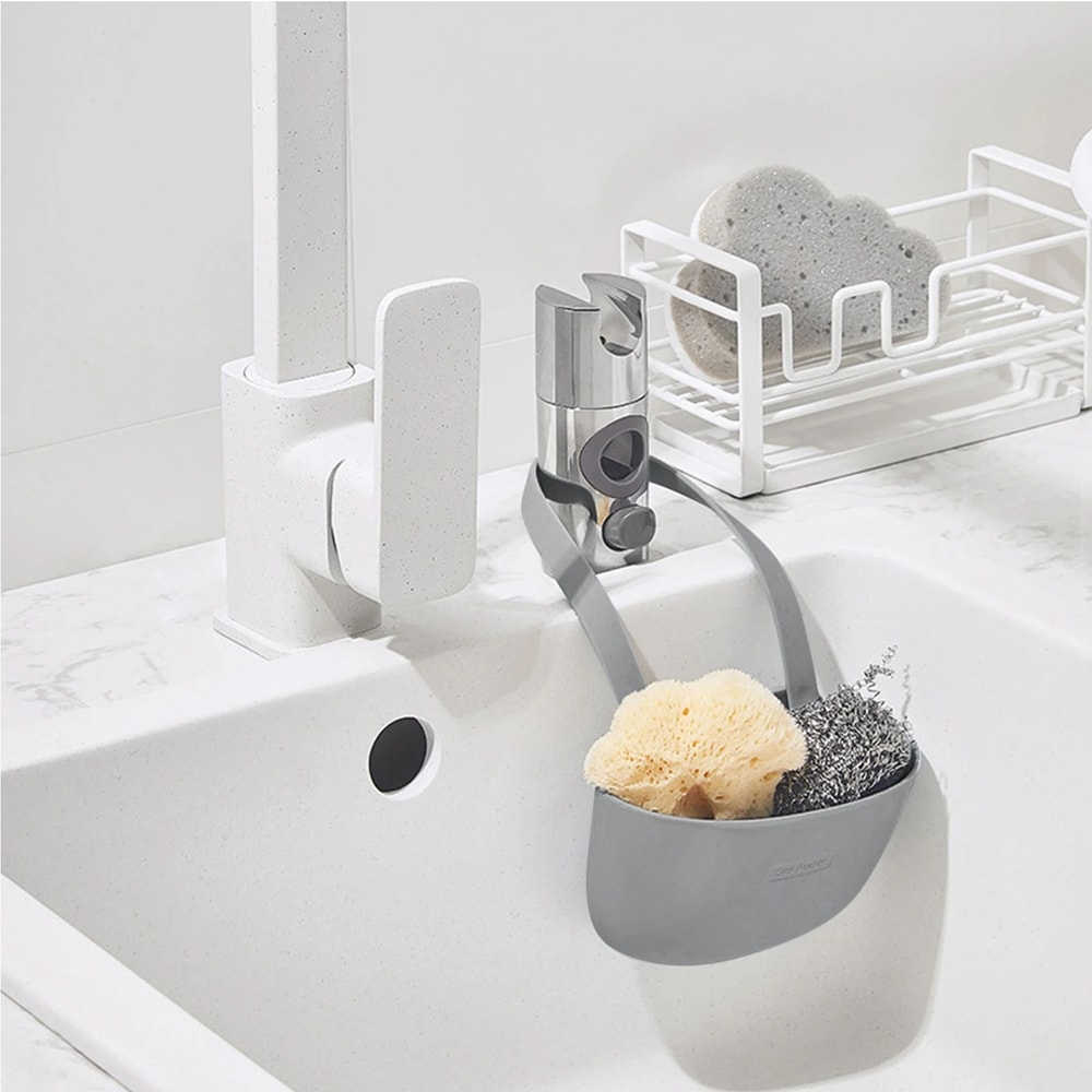 Hanging Sink Drain Basket Sponge Holder 4