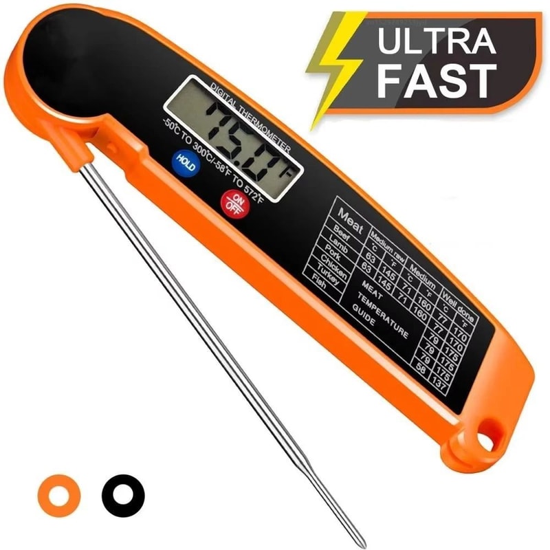 Digital Food Thermometer For Cooking And BBQ 0