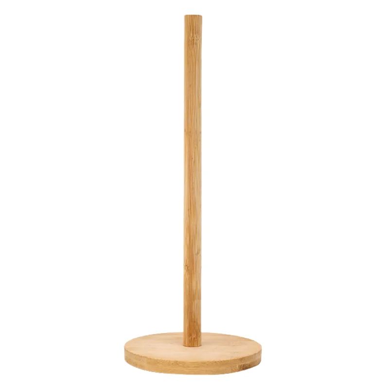 Wooden Paper Towel Holder Stand Organizer 5