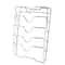 Five Layer Wall Mounted Pot Lid Organizer Rack 5