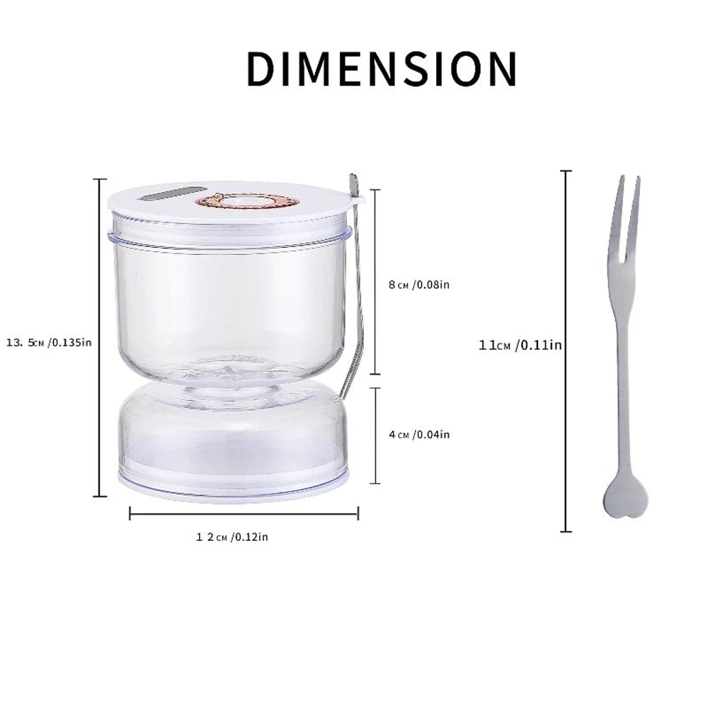 Flip Pickle Jar With Strainer Wet And Dry Separator 5