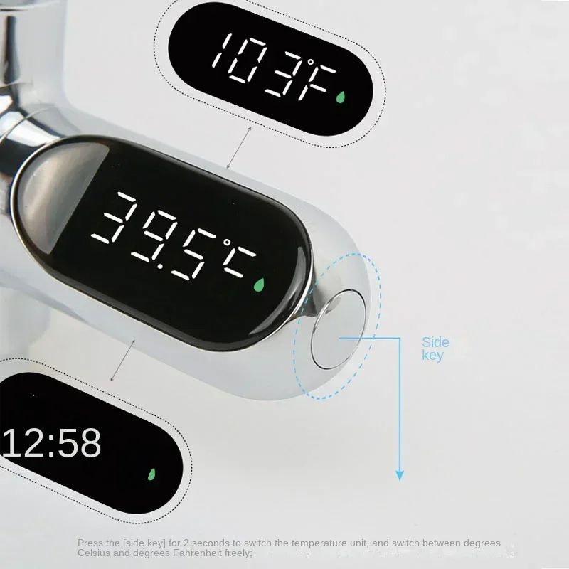 LED Digital Water Temperature Meter For Shower 4