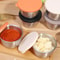 Stainless Steel Sauce Cup With Lid Portable Container 2