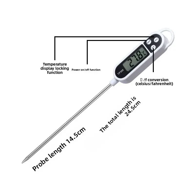 Waterproof Digital Cooking Thermometer With Probe 4