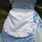 Elegant Ruffled Half Length Maid Kitchen Apron 2