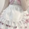 Elegant Ruffled Half Length Maid Kitchen Apron 3