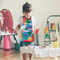 Kids Waterproof Painting Apron With Sleeves 1