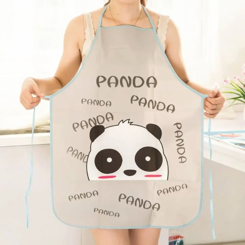 Kids Waterproof Painting Apron With Sleeves 7