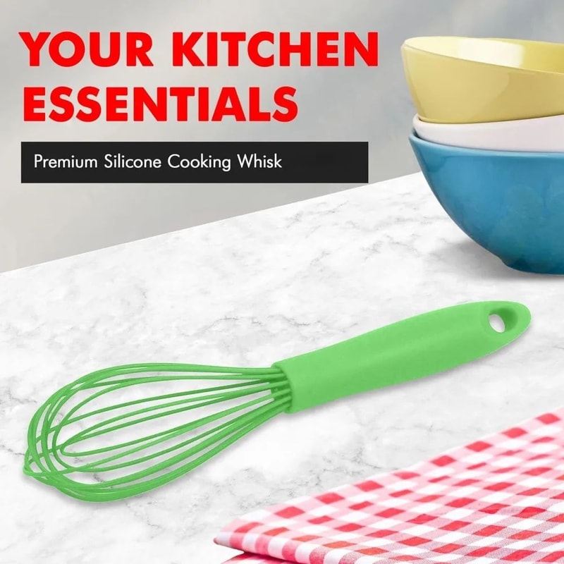 Silicone Manual Egg Whisk Beater For Baking 1