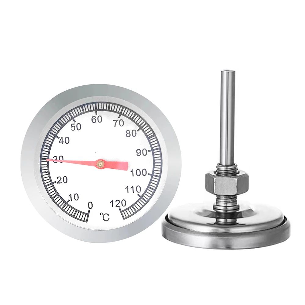 Stainless Steel Pizza Oven Thermometer 0 To 120 Degree 0