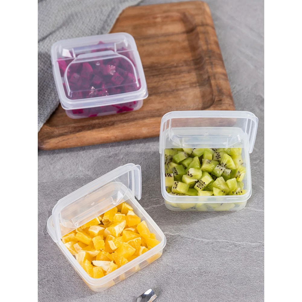 4 Piece Food Storage Box Set For Fridge And Freezer 6