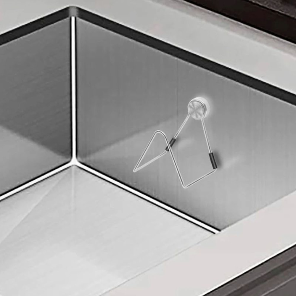 Magnetic Stainless Steel Sponge Holder For Kitchen Sink 1