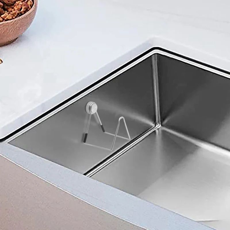 Magnetic Stainless Steel Sponge Holder For Kitchen Sink 2