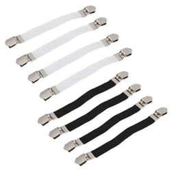 elastic bed sheet grippers double head clips set of 4