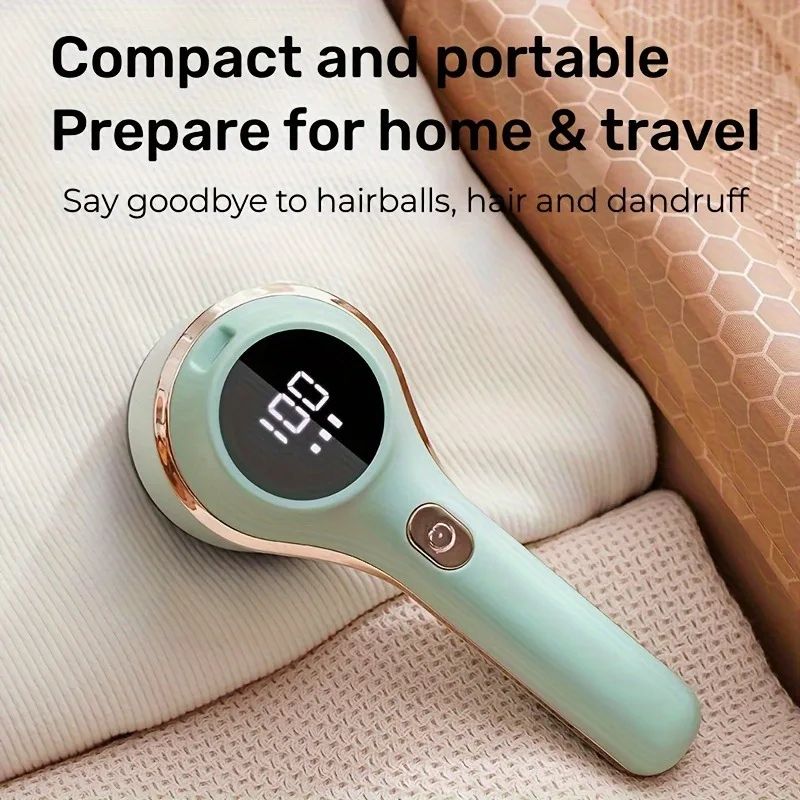 Electric Lint Remover USB Rechargeable Fabric Shaver 1