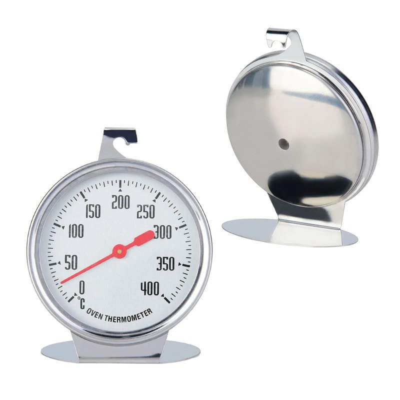 Stainless Steel Oven Thermometer 0 To 400 Degree Gauge 3