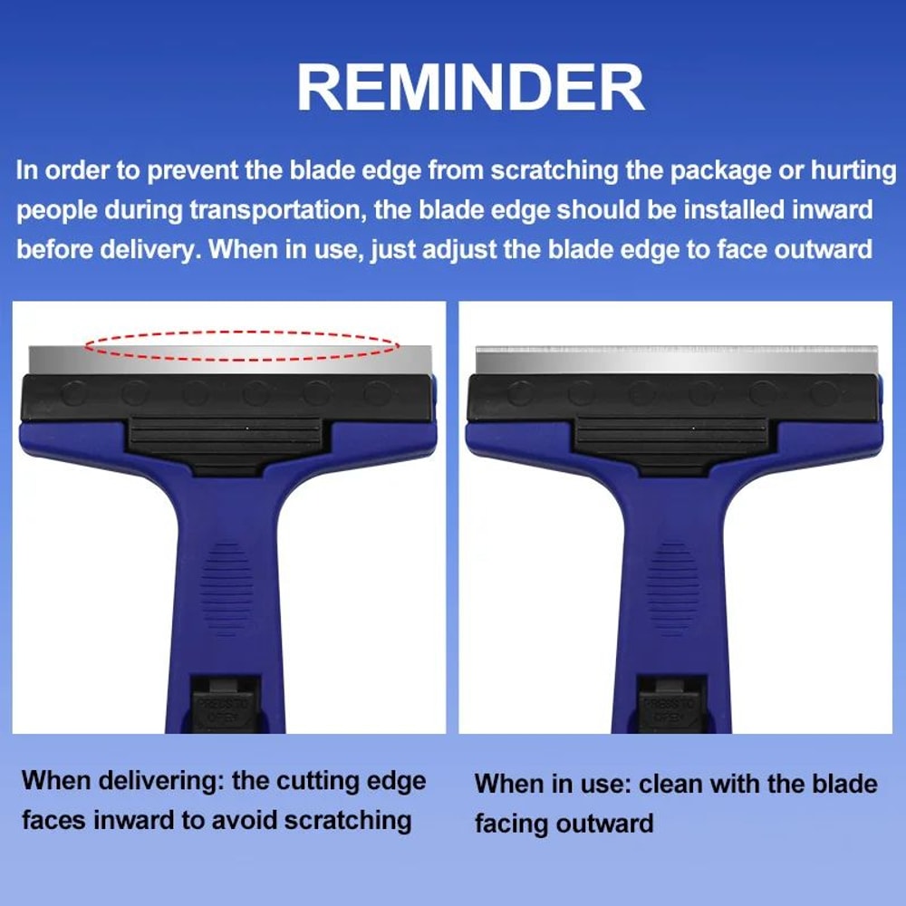 Multi Purpose Water Wiper Glass Scraper Cleaning Tool 4