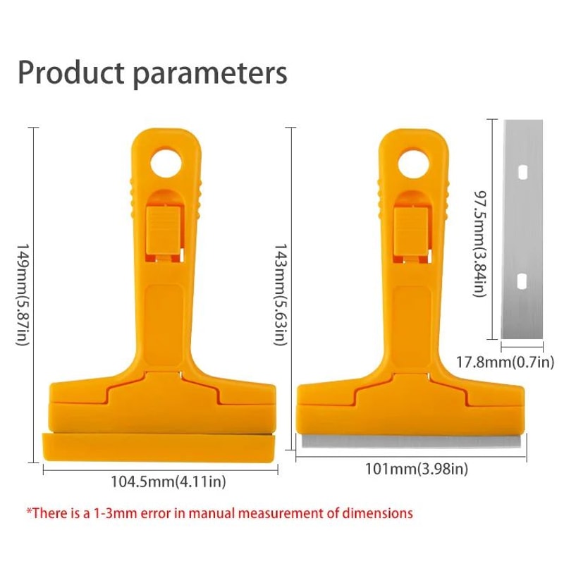 Multi Purpose Water Wiper Glass Scraper Cleaning Tool 9