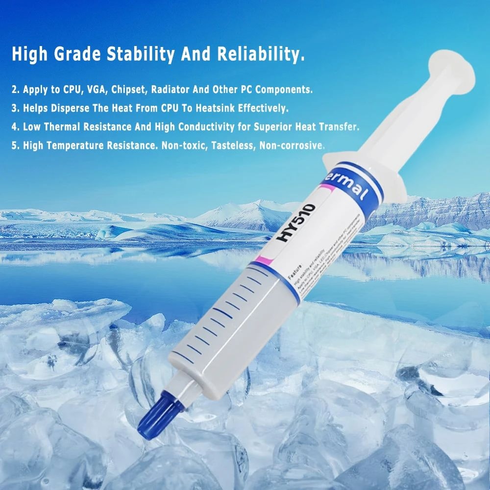 Thermal Paste Silicone Grease For CPU GPU Cooling 2
