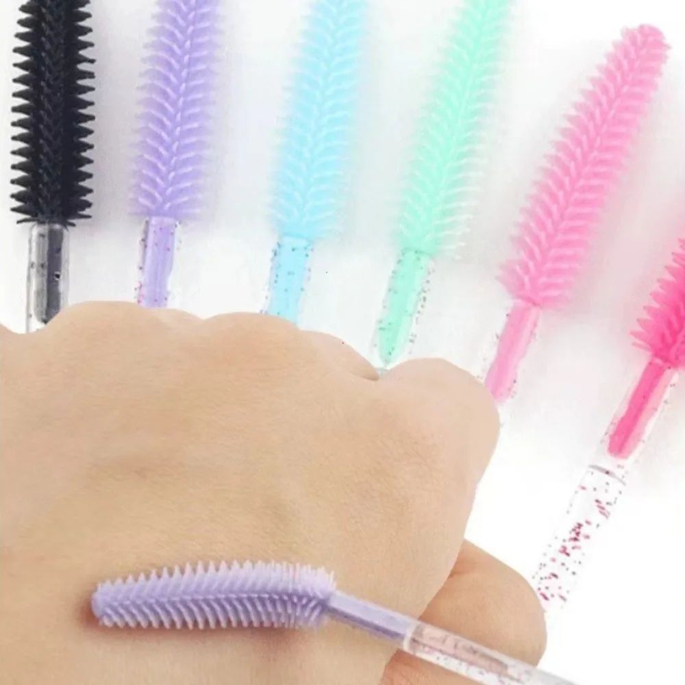 Crystal Eyelash Brush Spoolie Set Disposable Makeup Tool 3