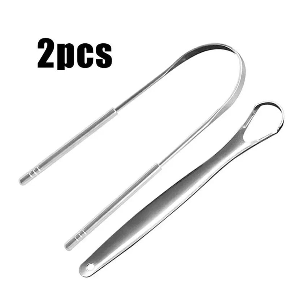 Stainless Steel Tongue Scraper Oral Cleaner Tool 1