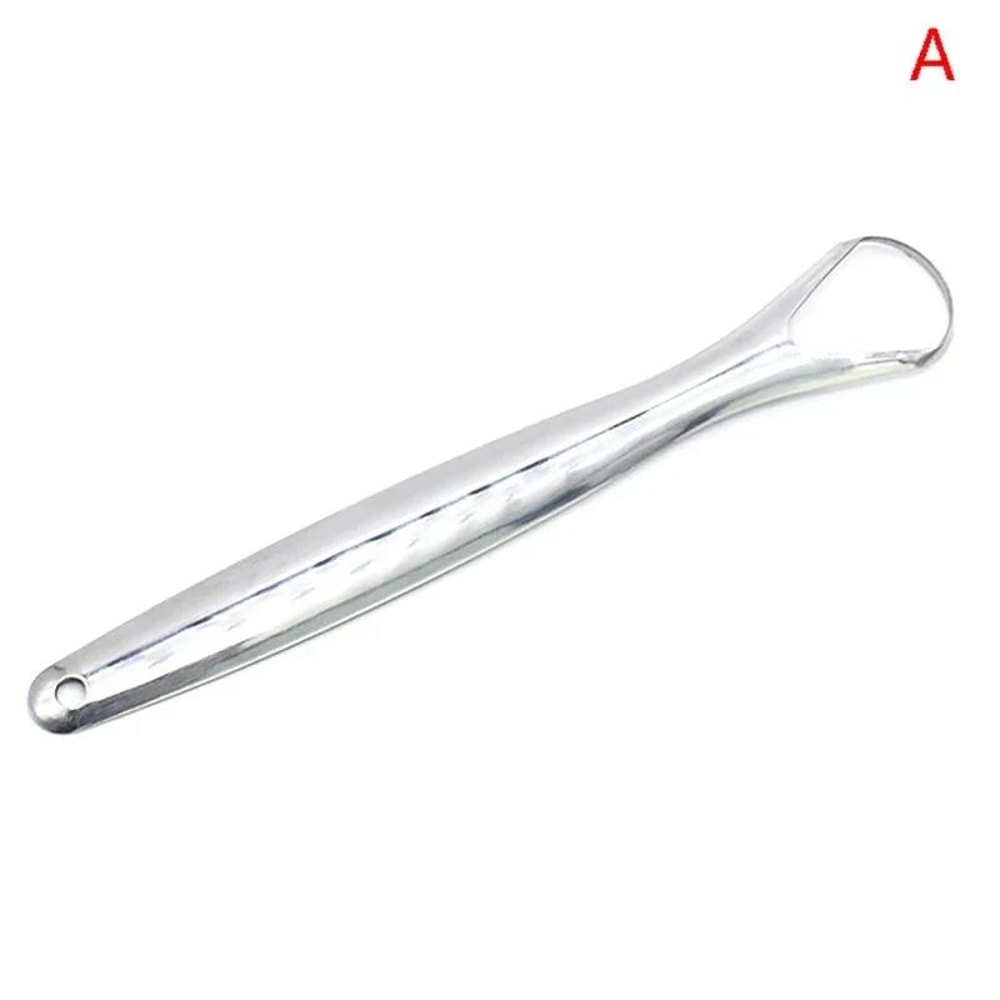 Stainless Steel Tongue Scraper Oral Cleaner Tool 6