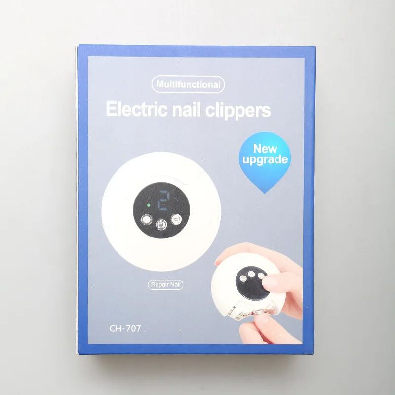 2 In 1 Electric Nail Clipper 360 Rotating Trimmer 7