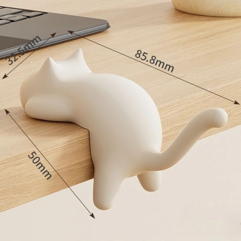 Cat Design Desk Bag Hook No Drill Table Hanger 4