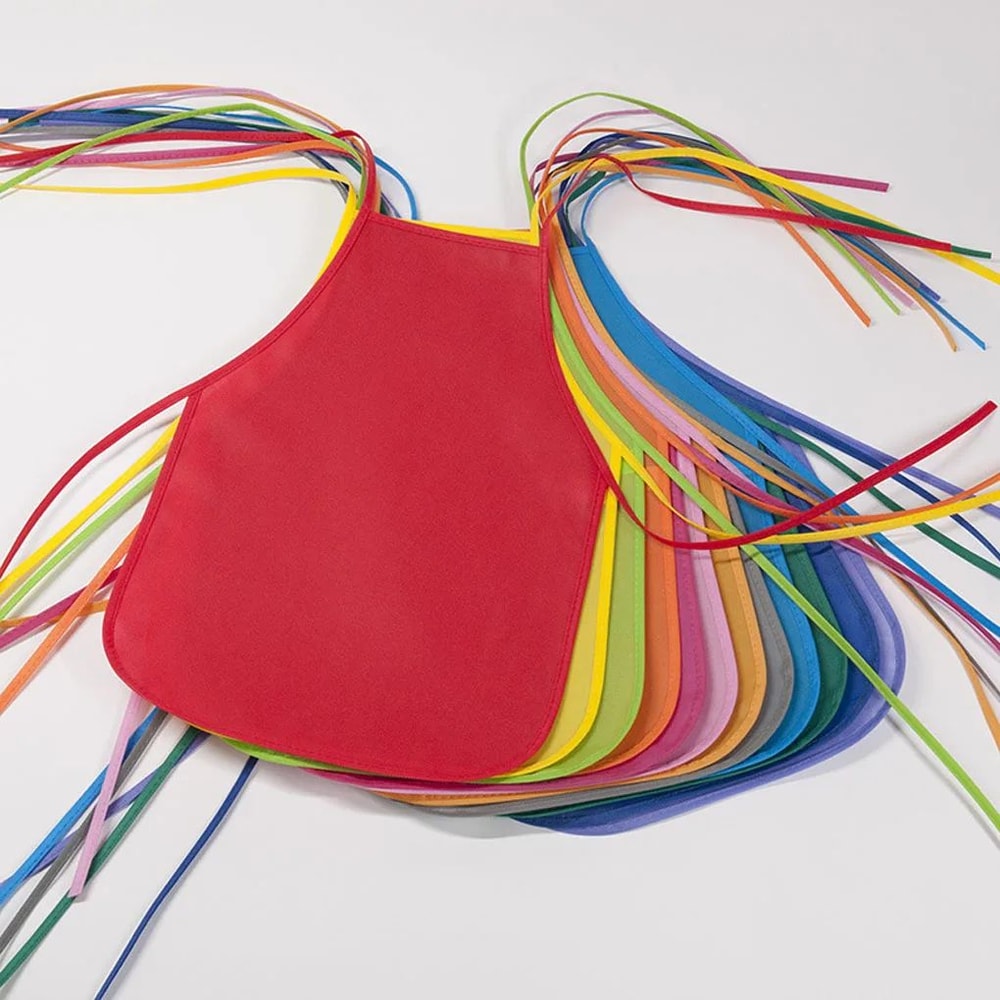 Kids Colorful Waterproof Aprons Set For Art Activities 1