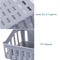 Multi Functional Hollow Storage Rack Draining Basket 1