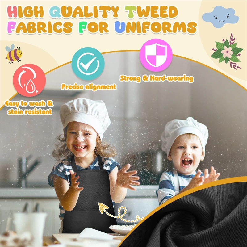 Kids Apron For Cooking Baking And Painting Activities 2