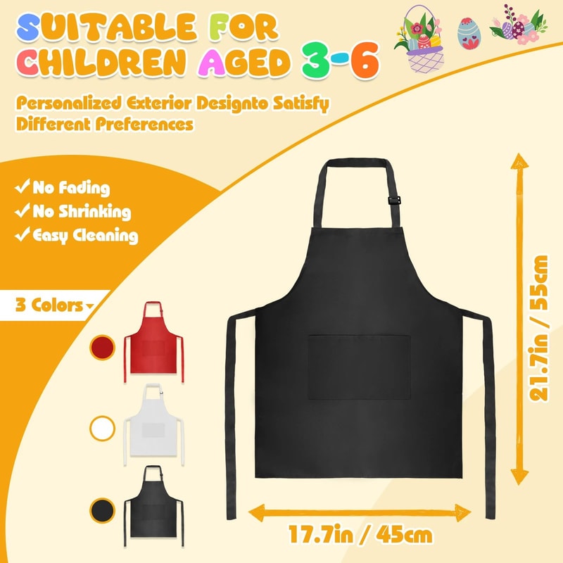 Kids Apron For Cooking Baking And Painting Activities 4
