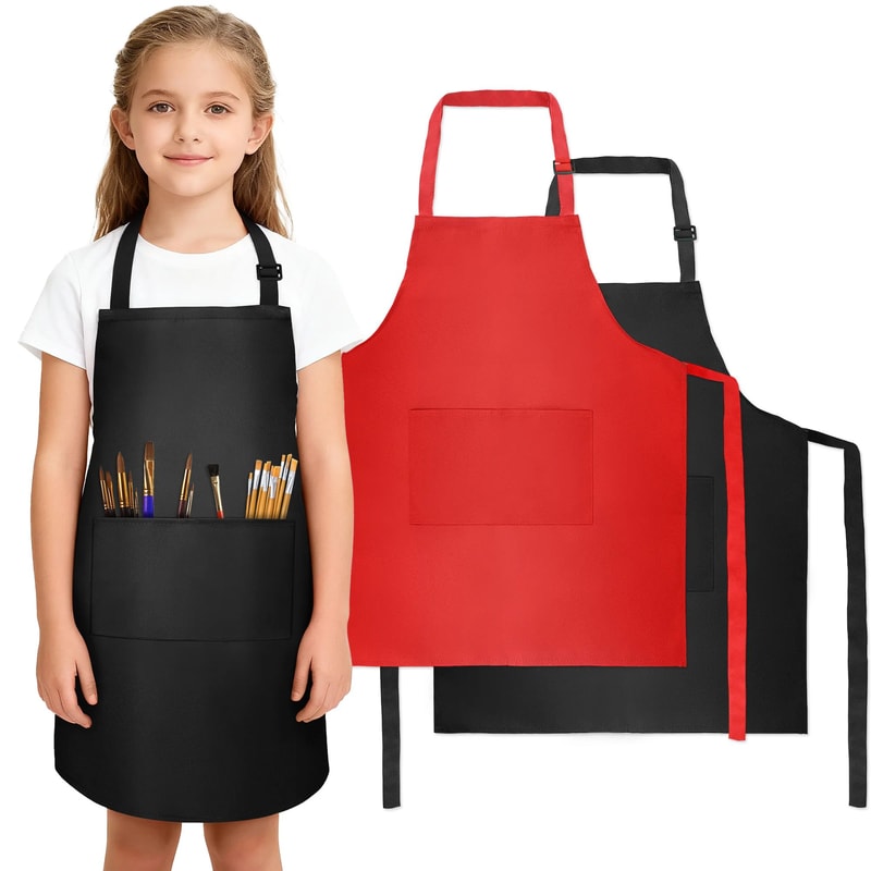Kids Apron For Cooking Baking And Painting Activities 5