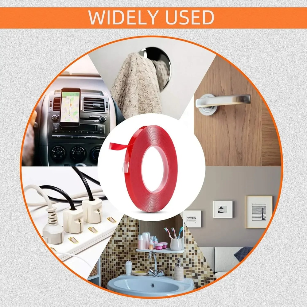 Strong Transparent Double Sided Tape Waterproof Adhesive 5