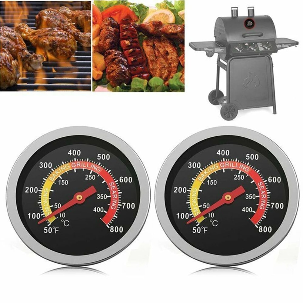 BBQ Grill Thermometer Analog Oven Temperature Gauge 1