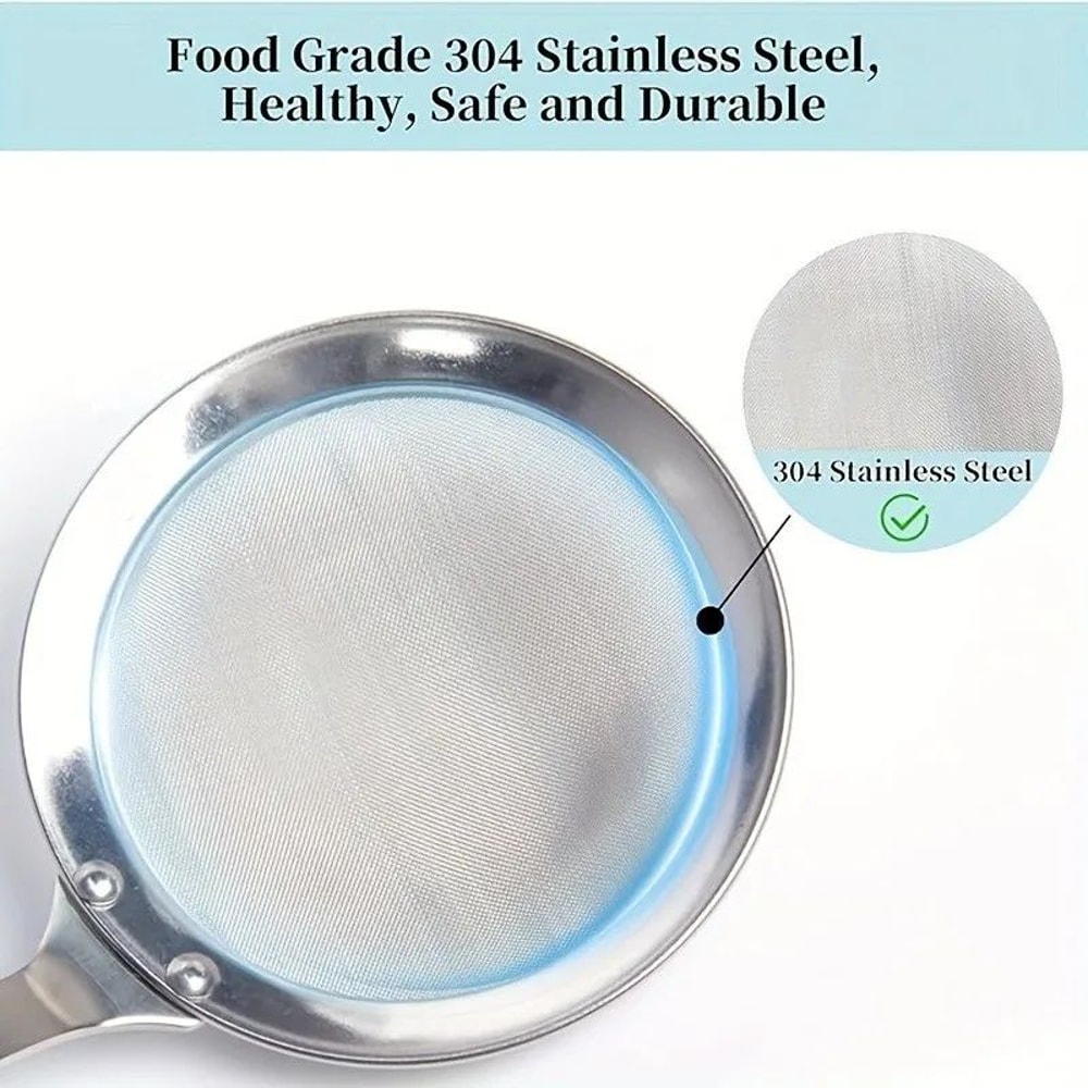 Oil Skimmer Spoon Fat Separator Cooking Tool 4