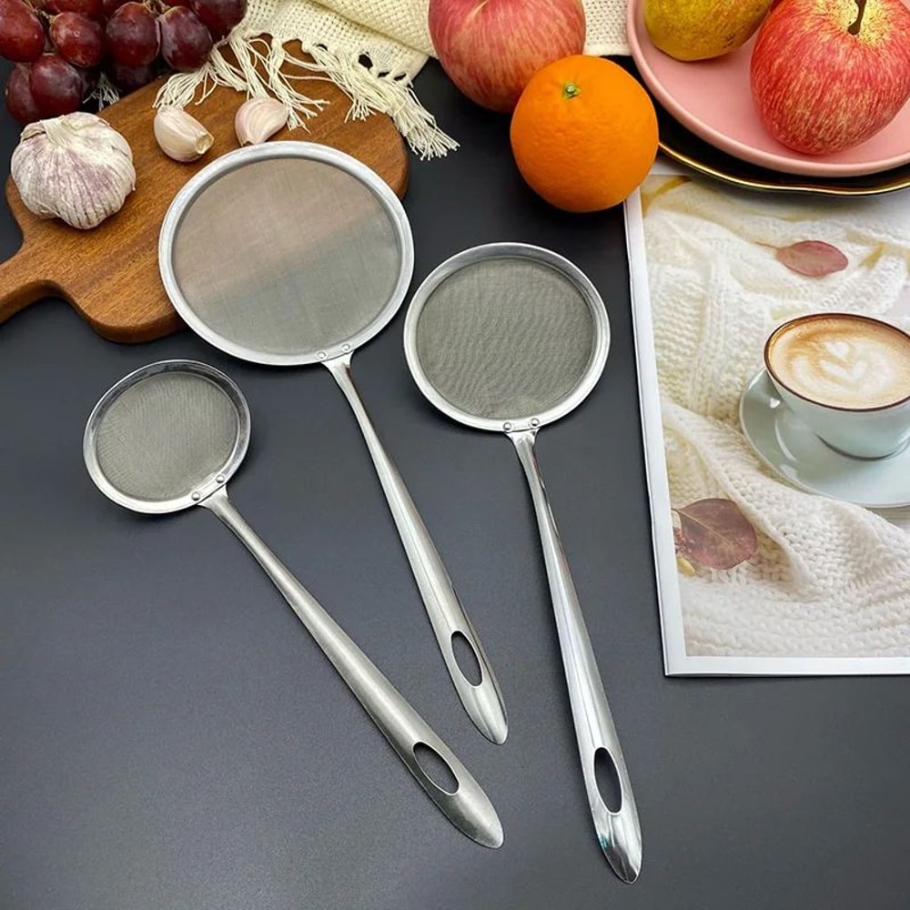 Oil Skimmer Spoon Fat Separator Cooking Tool 8