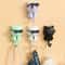 Cartoon Cat Wall Hooks Waterproof Decorative Sticky Hooks 2