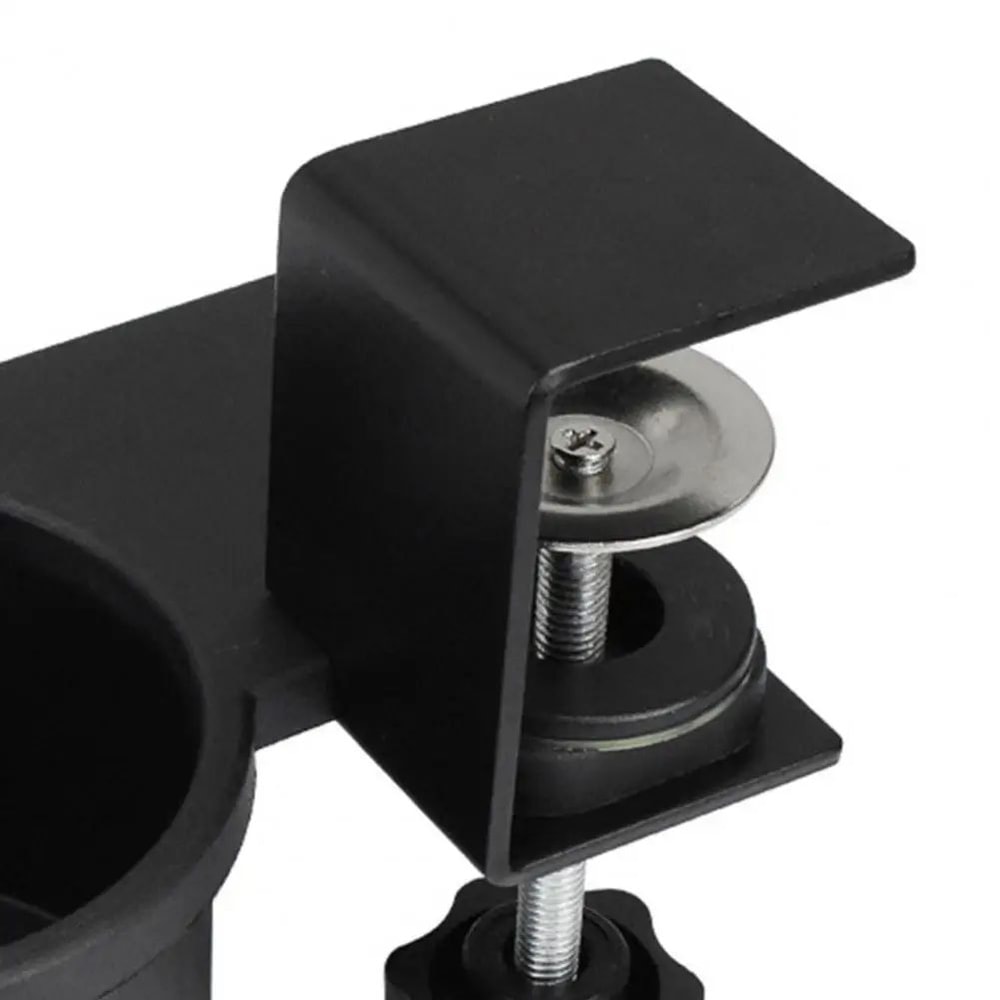Under Desk Cup Holder Rotating Clip On Mug Holder 6