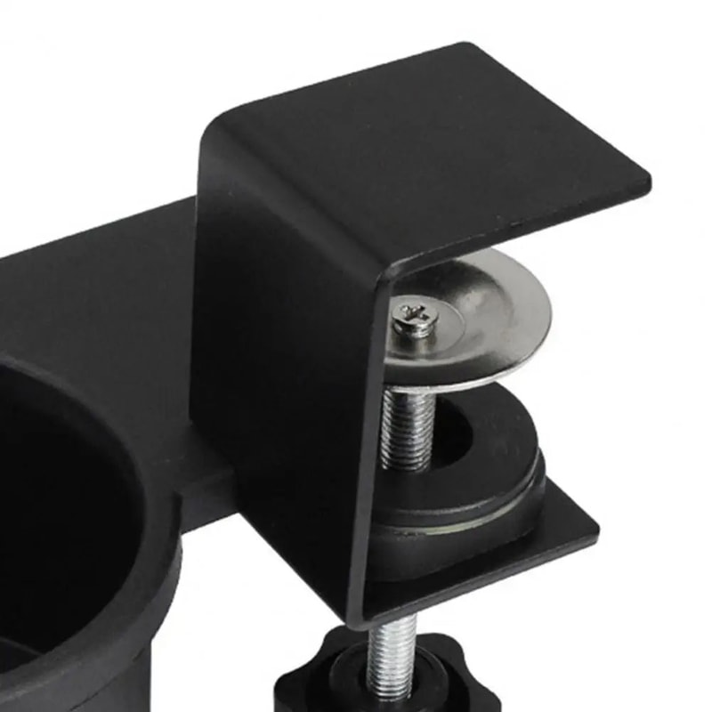 Under Desk Cup Holder Rotating Clip On Mug Holder 6