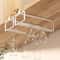 Under Cabinet Wine Glass Holder Metal Hanging Rack 0