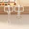 Under Cabinet Wine Glass Holder Metal Hanging Rack 2