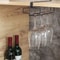 Under Cabinet Wine Glass Holder Metal Hanging Rack 6