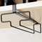 Under Cabinet Wine Glass Holder Metal Hanging Rack 7