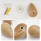 Natural Wood Wall Mounted Coat Hook Hanger 3