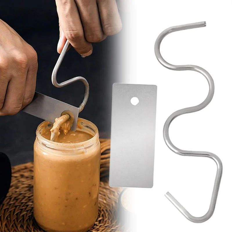 Stainless Steel Peanut Butter Mixer Manual Stirring Tool 0