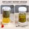 Hourglass Pickle Jar With Strainer And Lid 4