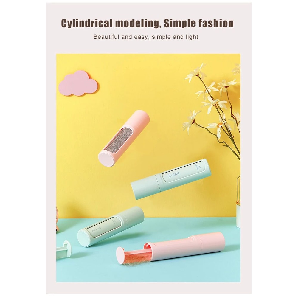 Reusable Pet Hair Remover Brush With Self Cleaning Base 6