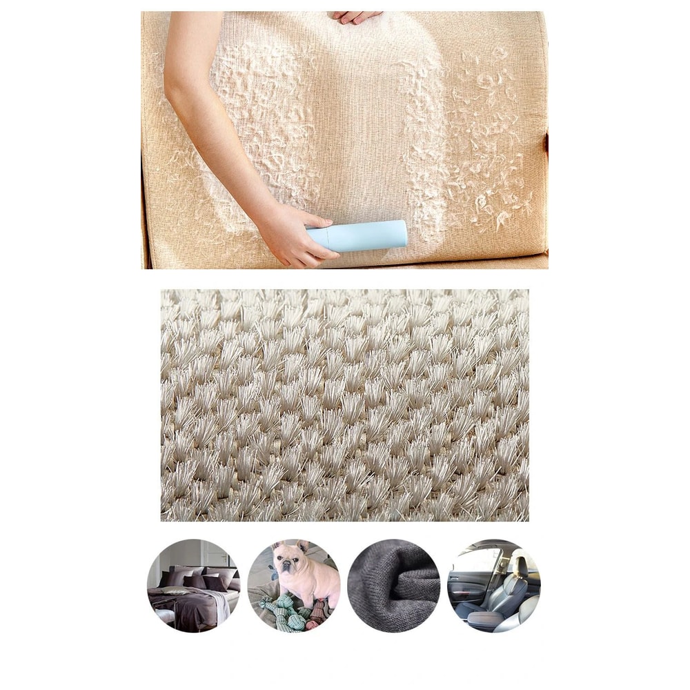 Reusable Pet Hair Remover Brush With Self Cleaning Base 13
